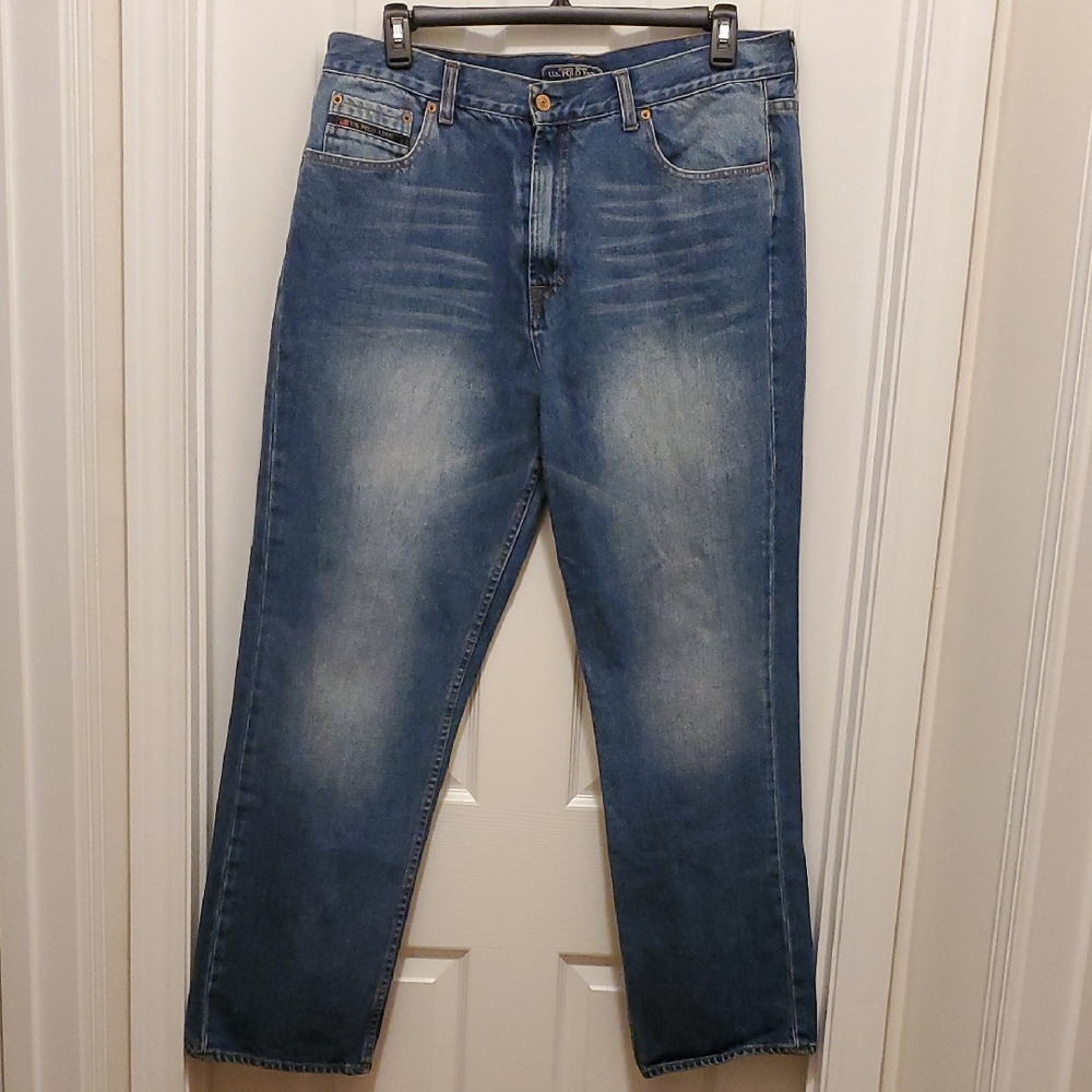 US Polo Men's Straight Fit Denim Jeans 🌻 38x32